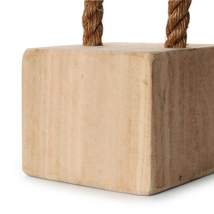 Solid Wood Door Stopper (3kg) with rope handle Sproose